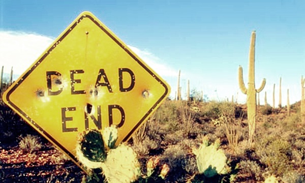 Traffic sign Dead End