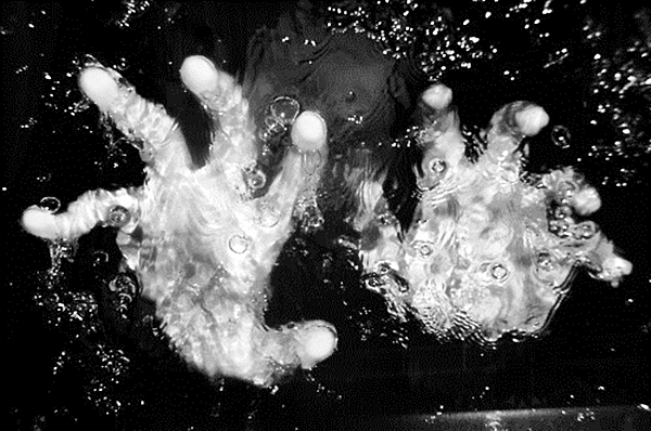 black-and-white-drown-drowning-hands